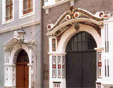 Exkursion 2003: Sachsen, Oberlausitz, Görlitz, hier zwei Renaissance-Portale