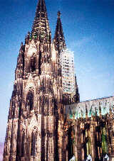 Exkursion 2005: Die Kölner Bucht - Städte und Landschaft am Niederrhein, hier Kölner Dom am Abend