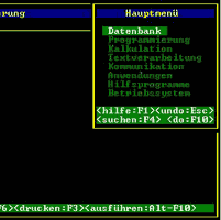 Programmpaket Open Access III, Startbildschirm