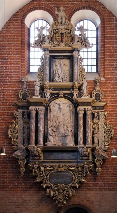 Einstiger Altar-Retabel im Nordquerhaus des Ratzeburger Domes