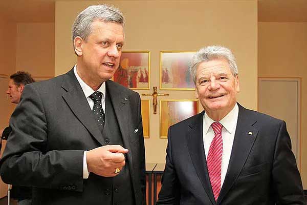 Lothar Obst mit Bundespräsident Joachim Gauck