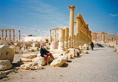 Syrien, Palmyra, Kolonnadenstraße 1994 Syrien, Palmyra, Kolonnadenstraße 1994